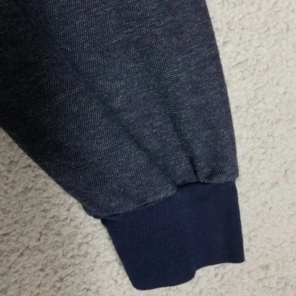 Polo Ralph Lauren Polo Shirt Adult XL Blue Pima Cotton Long Sleeves Pony Men's